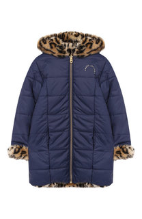 Двустороннее пальто с фактурной отделкой и капюшоном Marc Jacobs