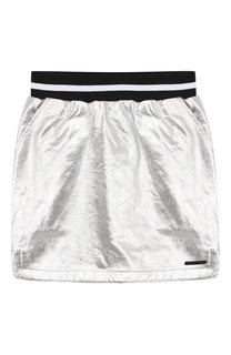 Мини-юбка с эластичным поясом DKNY