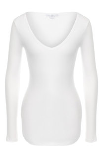 Однотонный лонгслив из хлопка James Perse