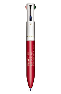 Четырехцветная ручка-подводка для глаз и губ Stylo 4 Couleurs 01 Clarins