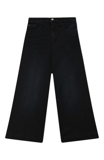 Расклешенные джинсы с отворотами Emporio Armani