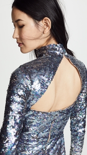 Temperley London Ruth Sequin Fitted Dress