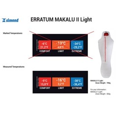 Пуховой Спальный Мешок Makalu Down Ii Light, Размер L Simond