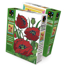 Фреска с блестками "Маки". Фантазер