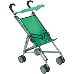 RU Коляска-трость для кукол Buggy Boom, зеленая