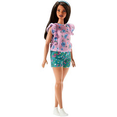 Кукла Barbie "Игра с модой" в розовой блузке и зелёных шортах, 29 см Mattel