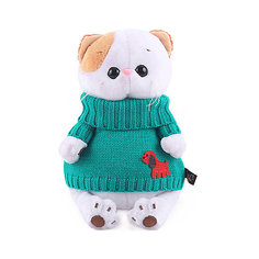 Мягкая игрушка Budi Basa Кошечка Ли-Ли в зеленом свитере, 24 см
