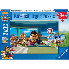 Пазл «Щенячий патруль. Дружная команда» 2х12шт Ravensburger