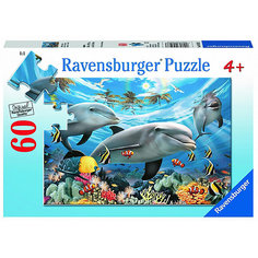 Пазл Ravensburger "Дельфины в океане", 60 элементов