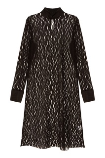 Платье сетчатое черное Lenigme