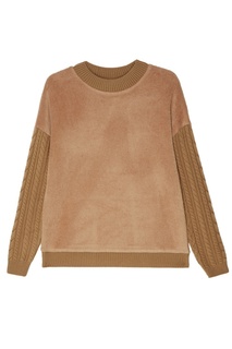 Комбинированный бежевый джемпер Max Mara Weekend