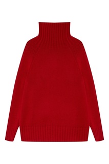 Красный шерстяной свитер MAX Mara