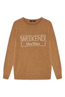 Кашемировый бежевый свитшот Max Mara Weekend