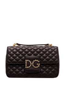 Кожаная стеганая сумка DG Millenials Dolce & Gabbana