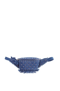 Джинсовая поясная сумка Garavani Valentino