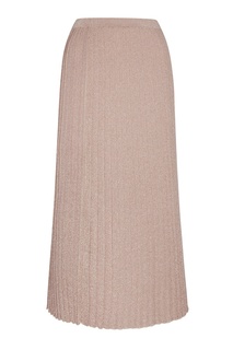 Плиссированная розовая юбка Alena Akhmadullina