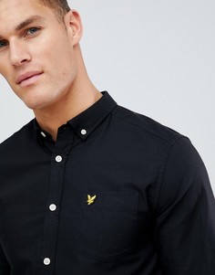 Черная рубашка с воротником на пуговицах Lyle & Scott - Черный