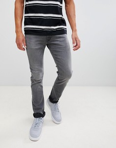 Серые узкие джинсы с суженными книзу штанинами Lee Jeans Luke - Серый