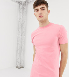 Розовая обтягивающая футболка COLLUSION - Розовый