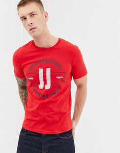 Футболка с принтом Jack & Jones Core - Красный