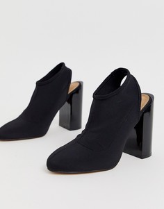 Туфли на каблуке с открытой пяткой ASOS DESIGN - Черный