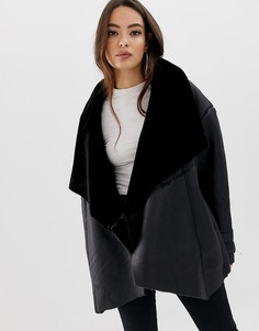 Куртка из цигейки Missguided - Черный