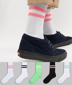 Комплект из 5 пар носков ASOS DESIGN - Мульти