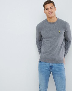 Серый хлопковый джемпер Lyle & Scott - Серый