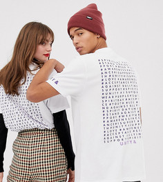 Футболка с принтом на спине ASOS DESIGN X glaad - Белый