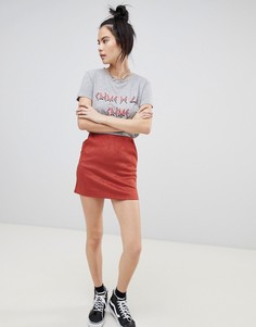 Мини-юбка Pull&Вear - Красный Pull&Bear