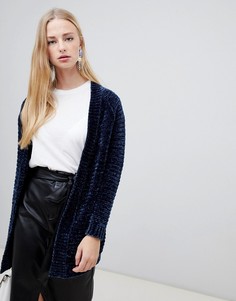 Вязаный кардиган из шенили Vero Moda - Темно-синий