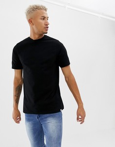 Черная футболка из органического хлопка Pull&Bear - Черный