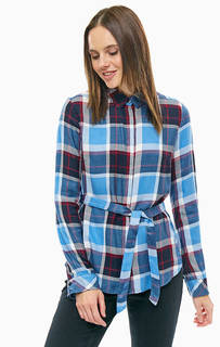 Приталенная рубашка в клетку S.Oliver