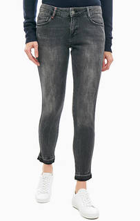 Джинсы с заломами и потертостями Shape Ankle S.Oliver