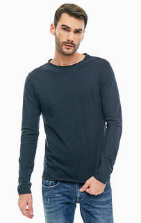 Синяя футболка с длинными рукавами Replay