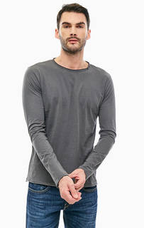 Серая футболка с длинными рукавами Replay