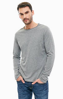 Серая футболка с длинными рукавами Replay