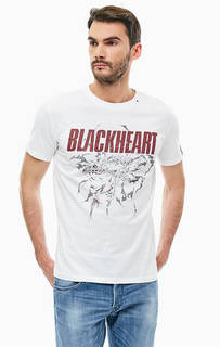 Хлопковая футболка с принтом Replay