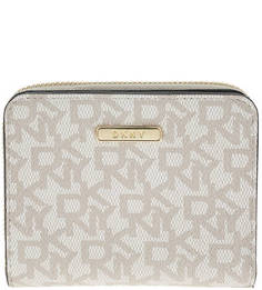 Кошелек с монограммой бренда Dkny