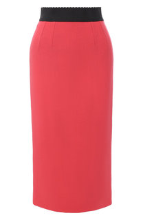 Шелковая юбка-карандаш Dolce & Gabbana