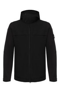 Пуховая куртка на молнии с капюшоном Stone Island
