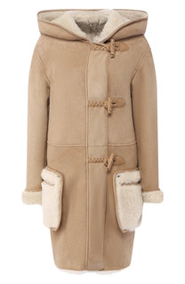 Дубленка из овчины с капюшоном Golden Goose Deluxe Brand