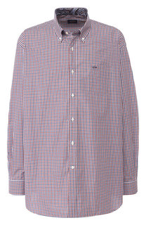 Хлопковая рубашка с воротником button down Paul&Shark