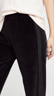 Wilt Velour Wide Leg Tuxedo Pants