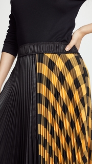 Clu Colorblock Pleated Skirt