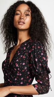 For Love & Lemons Rosie Button Mini Dress