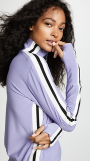 Norma Kamali Side Stripe Turtle Jacket