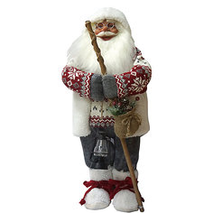 Дед Мороз с Посохом в Свитере Maxitoys