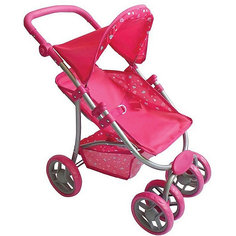 Коляска для кукол Buggy Boom "Skyna", розовая
