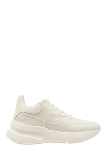 Белые кожаные кроссовки Oversized Runner Alexander Mc Queen